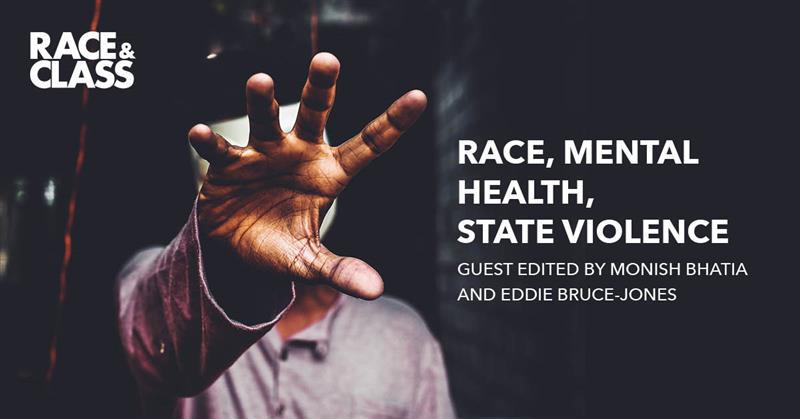 Cover of special issue on race, mental health, state violence